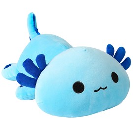 shownicer Plush Toy Axolotl Stuffed Toy Kawaii Salamander Plush, Axolotl Cuddly Toy Plush Cushion Toy, Throw Cushion, Cat Plush Cushion, Cuddly Toy Gift Filled for Children Girls Boys