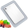 Rexspt 100% Pure Titanium Cutting Boards for Kitchen, Double-Sided Food-Grade