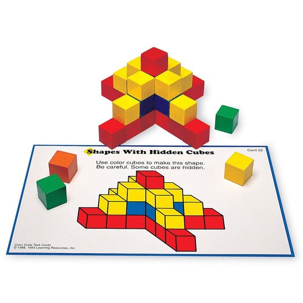 Learning Resources Creative Color Cubes, Fine Motor Skills, Counting Skills, Basic Math, 100 Piece, Ages 3+