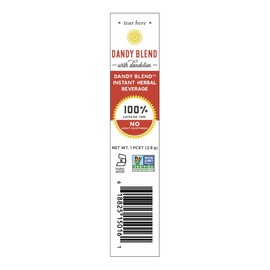 25 Individual Servings of Original Dandy Blend Instant Herbal Beverage with Dandelion, 2.5 oz Box