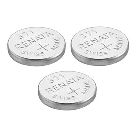Renata Watch Battery Swiss Made Renata 371 or SR 920 SW 1.5 V (3 Batteries, 371 or SR 920 SW)