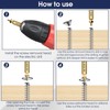 AYMBH Set 6-Piece HSS Drill Bit Kit for Stripped, Rusted,