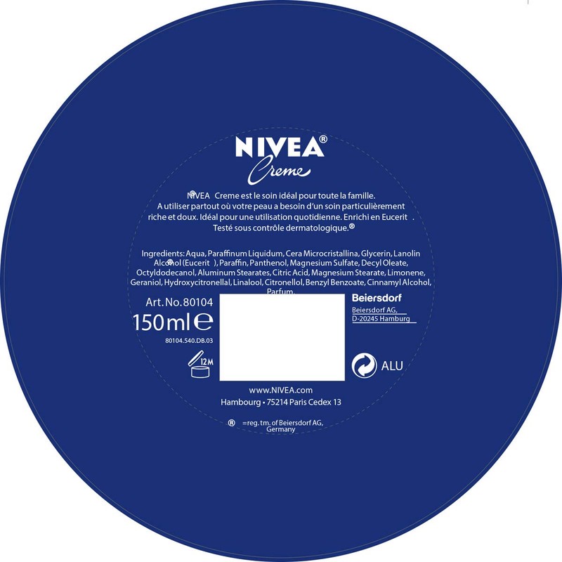 NIVEA Cream for Face, Body & Hands (1 x 150
