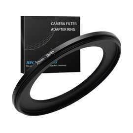72mm to 52mm Step Down Ring Filter Adapter Metal Ring Step Down Rings Adapter Filter Compatible with All 52mm UV,CPL,ND,Lens Hood,Threaded Lens ect (72mm to 52mm)