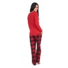 Cherokee Women's Pajama Set Soft Breathable Shirt and Pants, Extra