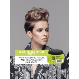 Recamier Professional Saloon In Finishing No. 2 Sculpting and Styling Paste for Hair Finishing | Pasta Cabello Para Estilo Y Acabado - 7 Ounces - 200 Grams