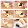 FIBOUND 3-Piece Sushi Rice Mold Set - Triangular Bento Press