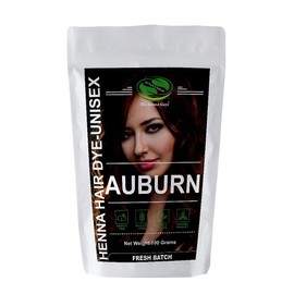 1 Pack Of Auburn Henna Hair & Beard Color/Dye 100 Grams - Natural Hair Color, Plant-based Hair Dye - The Henna Guys