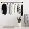 72inch Industrial Pipe Clothes Rack Wall Mount For Hanging Rod