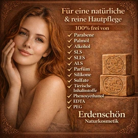 3 x Aleppo Soap 70% Laurel Oil & 30% Olive Oil - 6 Years Matured - Natural Soap, Face Soap & Body Soap - Vegan, Palm Oil Free, No Artificial Fragrances