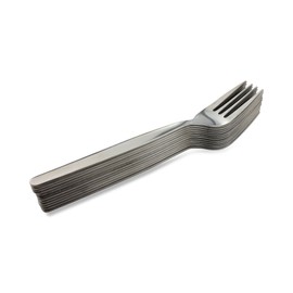 Grunwerg TAF999P Economy Collection 999P Besteck – 12er Set Tafelgabel aus hochwertigem 18/0 Edelstahl – 180mm, Hochglanzpolitur, Stahl, 20.5 x 3 x 2 cm, 12