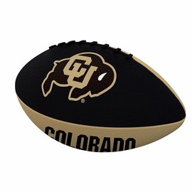 Logo Brands Colorado Buffaloes Pinwheel Junior Size Rubber Football