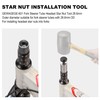 GEWAGE Bicycle Fork Star Nut Tool - Precision Tool for