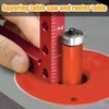 Small Square Aluminum Alloy Center Finder Tool Dowel Drill Guide