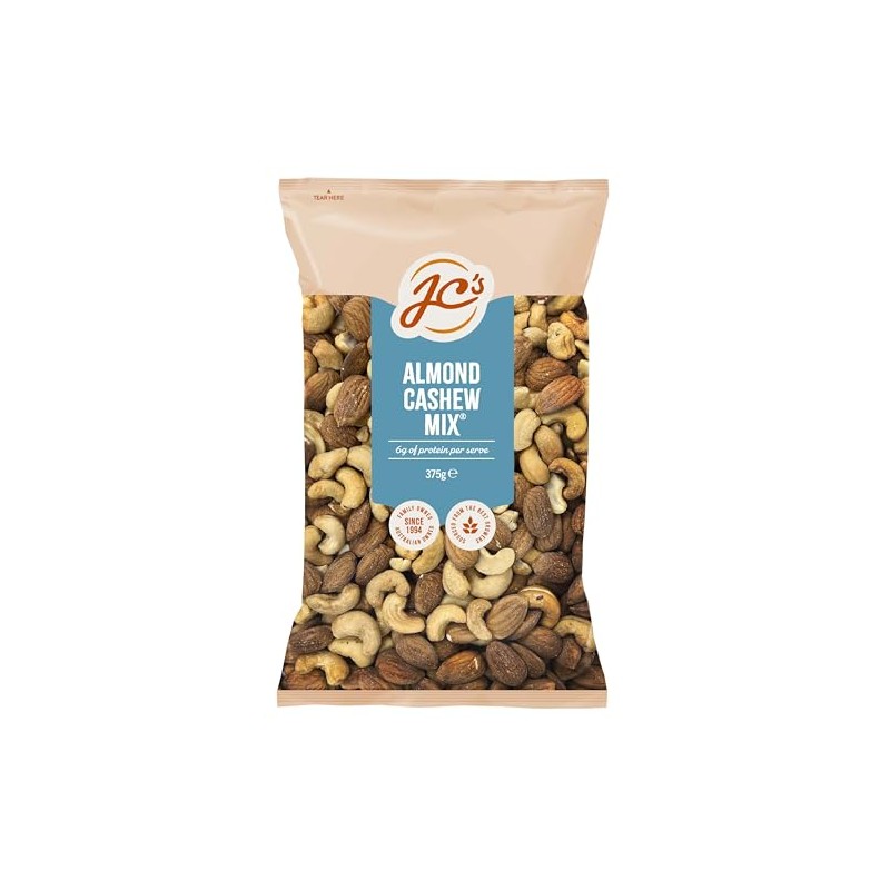 J.C.'s Quality Foods Almond Cashew Mix 375G