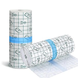 Rayyl Second Skin Tattoo Cover 15CM x 2M, 2 Rolls Waterproof Tattoo Aftercare Bandage Protector Film for Healing and Protection