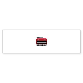 CafePress DADS Workshop Bumper Sticker 10"x3" Rectangle Bumper Sticker Car Decal (10 Pack)