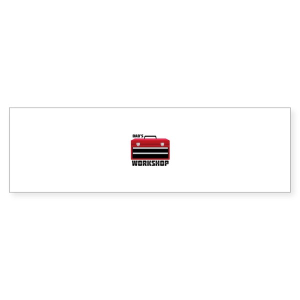CafePress DADS Workshop Bumper Sticker 10"x3" Rectangle Bumper Sticker Car