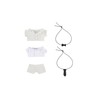Sewning-Plush-Clothes-15cm-Suit Shirt Tie Bowtie Doll (White)