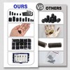 1305PCS Metric + SAE Set Screw Assortment Kit, Internal Hex