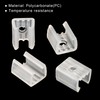MECCANIXITY LED Neon Mounting Clips Holder Mounting Bracket Support Fixing