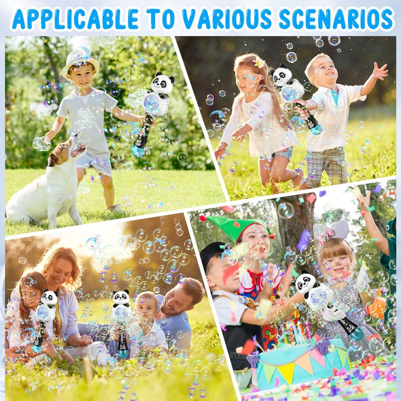 Britik Bubble Wands for Kids Ages 4-8 Years Old: Light