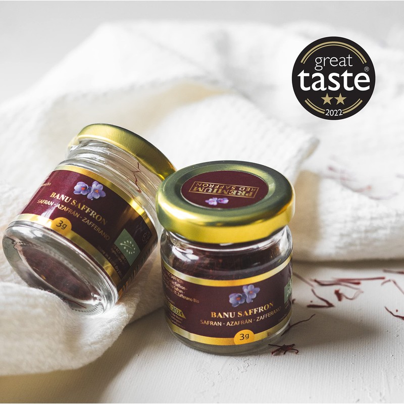 Organic Saffron - Award Winning Grade A all Red Organic