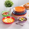 vancasso Bonita Dinnerware Sets, 24 Pieces Multicolor Stoneware Dinner Set