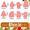Pack of 16 cookie cutters, 3D DIY cookie cutters, Christmas