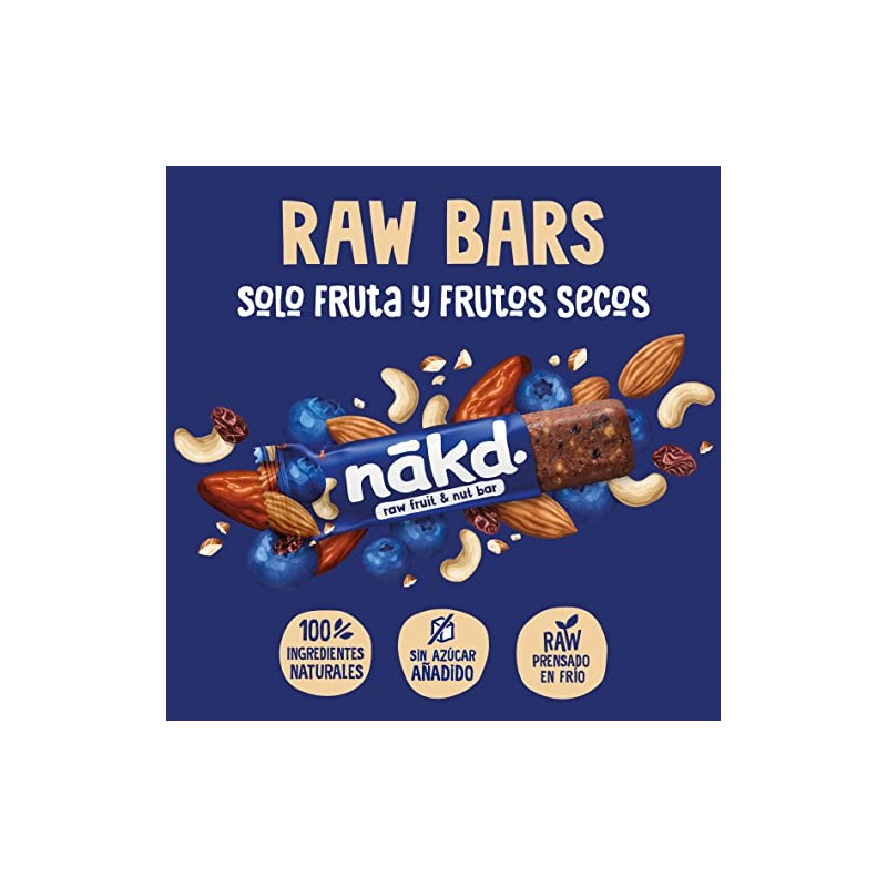Nakd Pack Multisabores Barritas Raw 16 x 35g