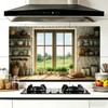 Oversized Kitchen Wall Sticker 35.4x23.6in, Peel & Stick Decor, Waterproof