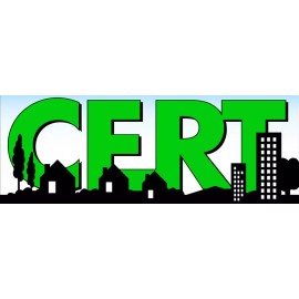 Universal Sticker - CERT Logo - 6-1/2" x 2-3/8" Durable for Laptop Car Outdoor, Ham Radio