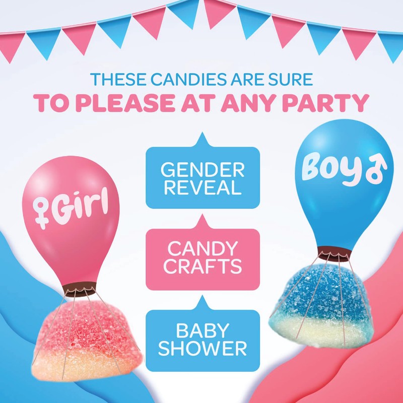 Strawberry Puffy Gummy Candy - 2 Pound Bulk Pack (About