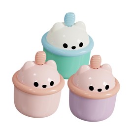 TOVINANNA Foams Maker Cup for Face Wash Foam Dispenser Bottle Family-friendly Bear Shape
