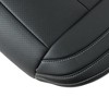 AOUTTUOA Black Driver Side Bottom Perforated Replacement Microfiber Leather Replacement