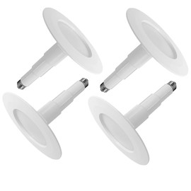 Jolux 4-Pack 5/6" LED Can Lights Retrofit Recessed Lighting,12W=60W,2700K SoftWhite,800 Lumens,Dimmable Adjustable Retrofit Downlight,ETL,Damp Rated,Simple Installation Can Lights,Bevel Trim