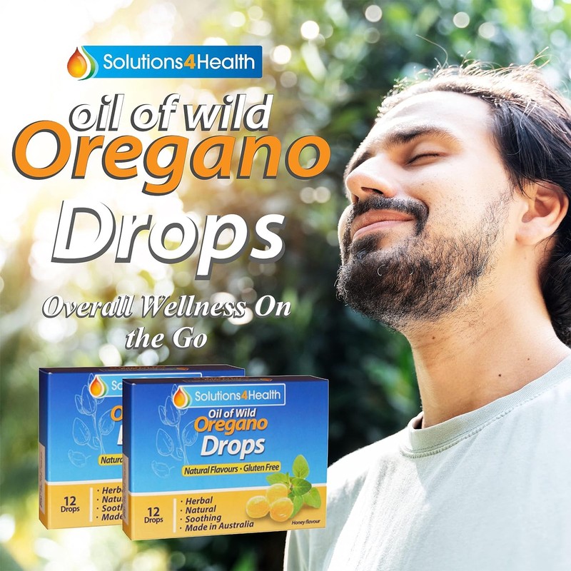 Solutions 4 Health Oil of Wild Oregano Lozenge Drops Honey