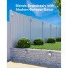 4 Pack Solar Wall Lights, Stainless Steels Outdoor Waterproof Motion