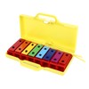8 Notes Xylophone Colorful Educational Glockenspiel Xylophone Instrument with 2
