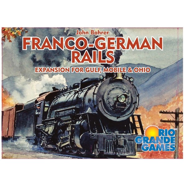 Gulf, Mobile & Ohio: Franco-German Rails Expansion - Investment Railway Board Game, Rio Grande Games, for Ages 14+, 3-5 Players, 60 Minute Playing Time
