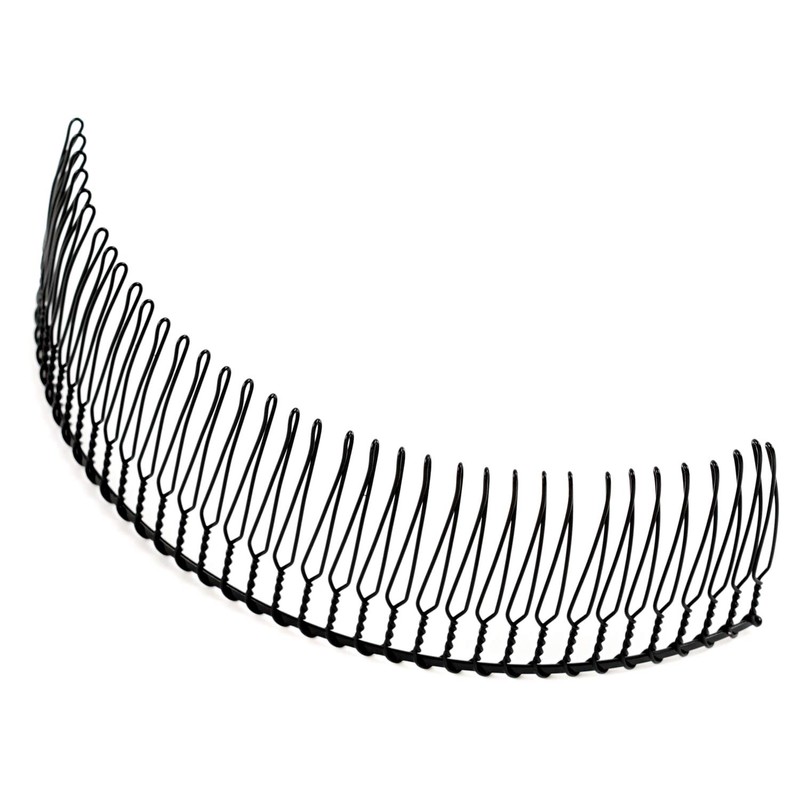 Hero Hair Comb, Wire Comb, Large, J160, Black, 1.4 x