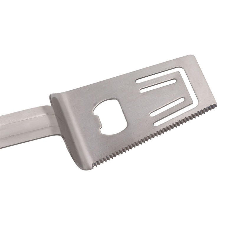 Grill Spatula Fork Tongs Durable Stainless Steel Food Tongs Multifunctional