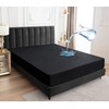 Waterproof Mattress Protector, 160 x 200 cm Fitted Sheet, Breathable