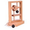 KINGOU 4 Pack Classic Wooden Rope Puzzle Set Ring Puzzles