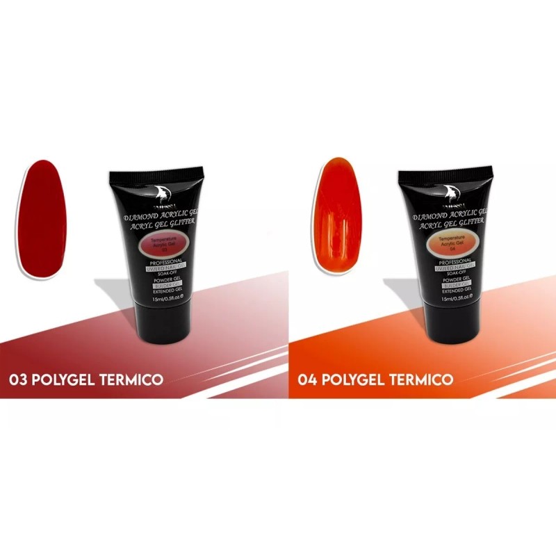 Mussa Kit 6 Pzs De Polygel Térmico 15ml Mussa Para