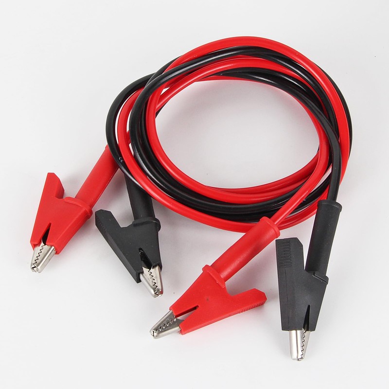 UMLIFE 6PCS Dual-Ended Alligator Clip Test Leads,15A Test Lead Wire