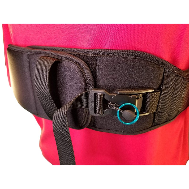 Chest StrapLimit-Less Magnetic Self Engaging Buckle (Black-Vinyl, Extra Extra Small)