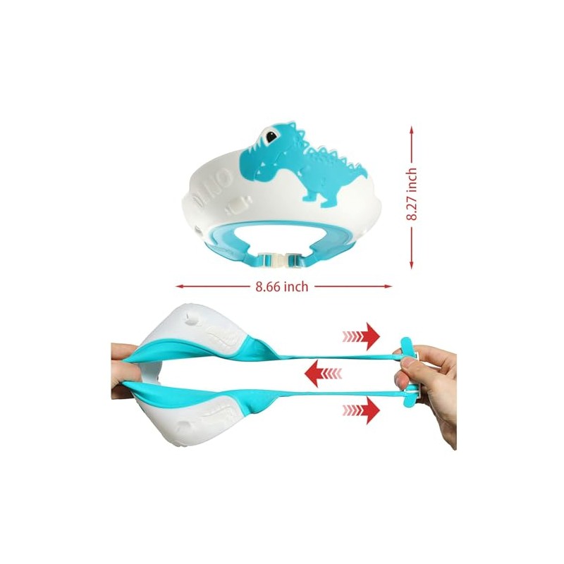Thcbme Gorro Ducha Visera Niños Protector Ojos Oídos Años Bonita