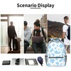 ASYG Cow Printed Backpack Cute Laptop Backpack Tablet Travel Picnic