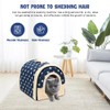 Umllpet Plush Cat House, Cat Cave Bed with Fluffy, Plush